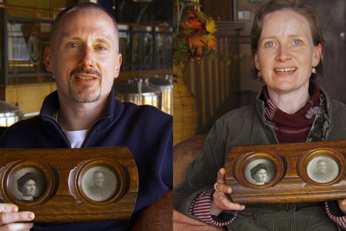 Two cousins feud about the story behind a family heirloom. Titanic or Lusitania?