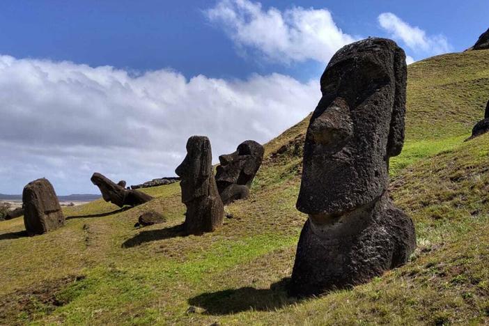 Surprising new evidence is rewriting the story of the giant stone heads of Easter Island.
