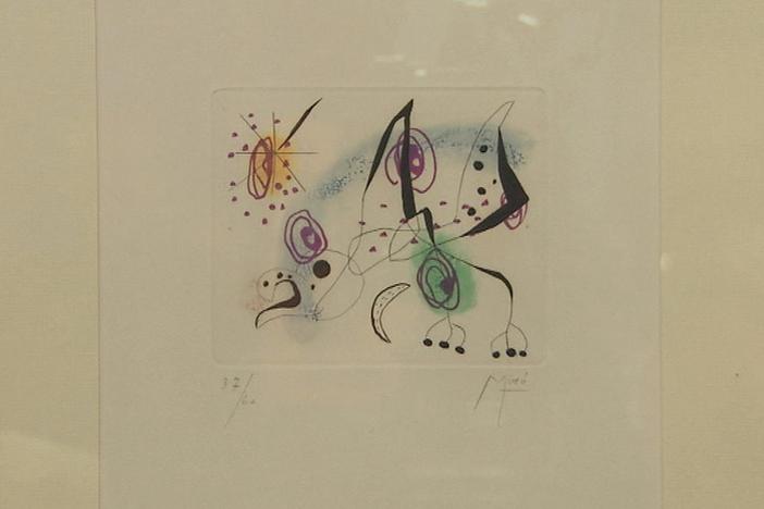 Appraisal: Joan Miró Etching, from Santa Clara, Hour 3.