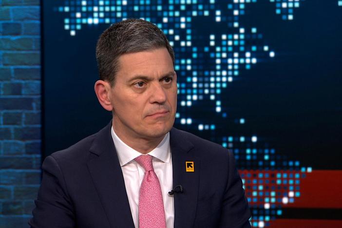 David Miliband joins the show.