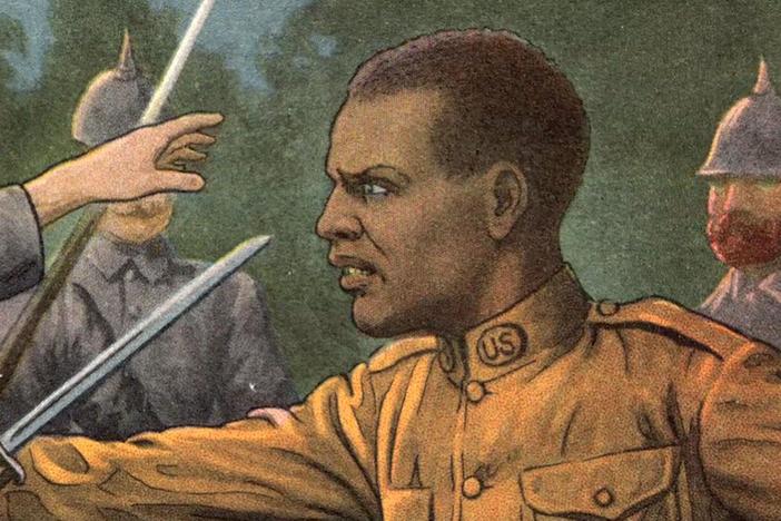 Tukufu comes to Elyse for help learning about the origins of an amazing WWI poster he owns