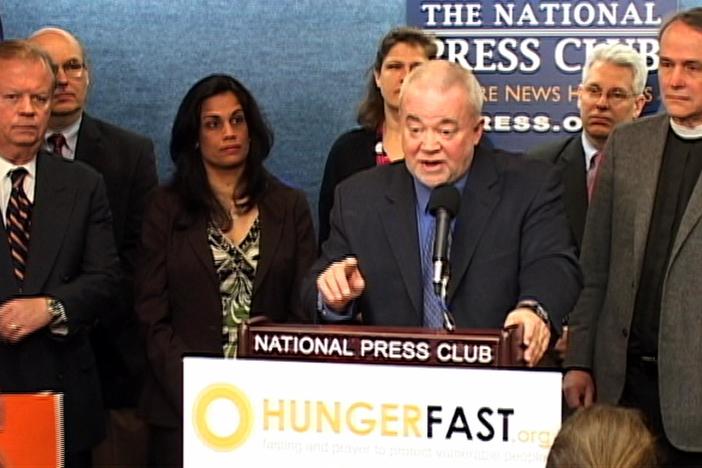 An interfaith coalition is fasting to protect programs that help the poor.