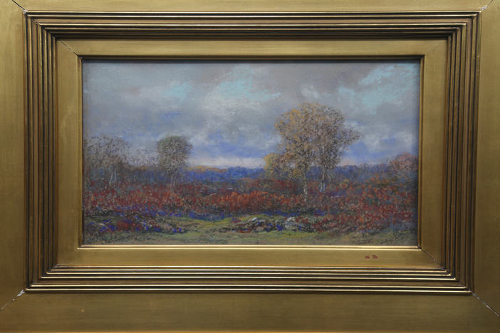 Appraisal: 1916 Dwight W. Tryon "October Morning" Pastel from Portland Hour 3