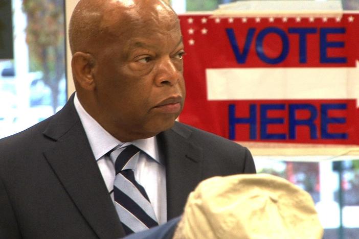 Lewis reminds voters today that “the vote is the most powerful tool that we have."