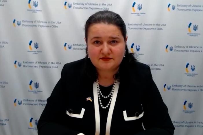 Oksana Markarova, Ukraine’s Ambassador to the United States discusses the ongoing war.