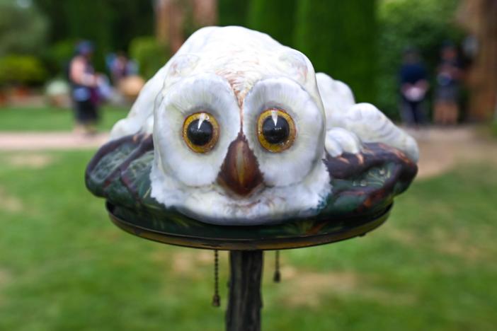 Appraisal: Pairpoint Puffy Owl Lamp, ca. 1907