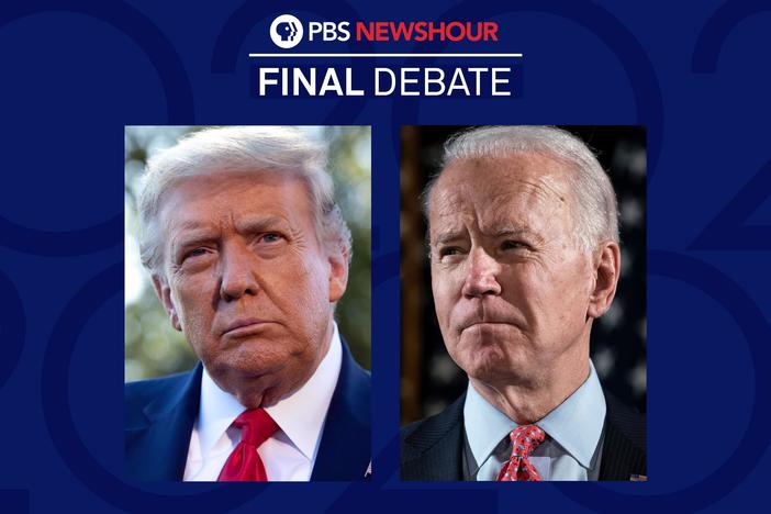 President Donald Trump and former Vice President Joe Biden meet in the final debate.