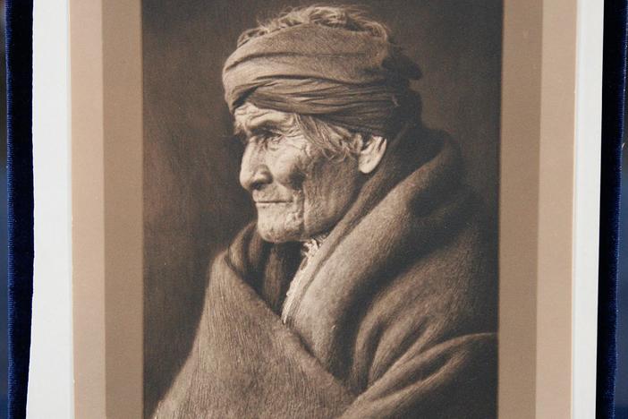Copy Photograph of Edward Curtis' 1905 "Geronimo," ca.1920 from Grand Rapids, Hour 3.