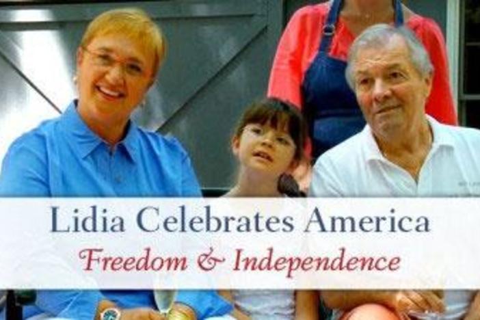Celebrity chef Lidia Bastianich celebrates freedom and independence.
