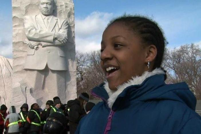 In Smaller Voices, 'I Have a Dream' Echoes Again Over National Mall