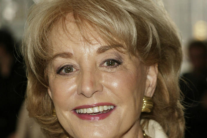 Barbara Walters, pictured here in New York City in 2004, has died at 93.