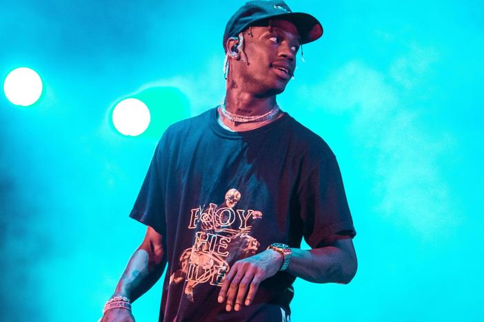 Travis Scott performs in Austin, Texas, in October 2018. Scott was arrested on Thursday for drunken intoxication at the Miami Beach Marina.