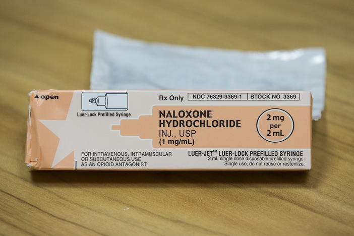 Naloxone can be used as an opioid antagonist.