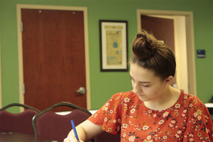 Beth-Leah, 16, has lived at The Methodist Home in Macon for the past four years. 