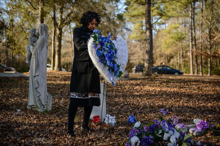 Claudia Lacy at her son Lennon's Grave from the film 'Always in Season.' The film screens on Tuesday, Feb. 11 at 6 p.m at GPB in Atlanta.