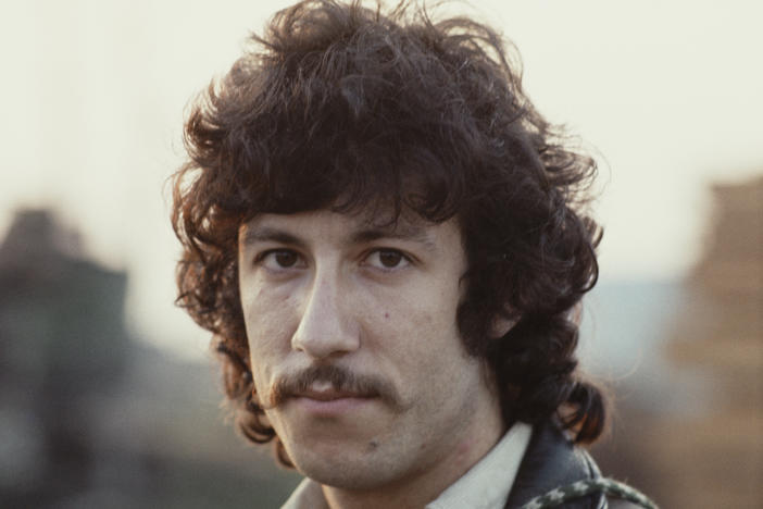 British musician Peter Green, guitarist and co-founder of rock band Fleetwood Mac, circa 1968. Green's family announced his death on Saturday.