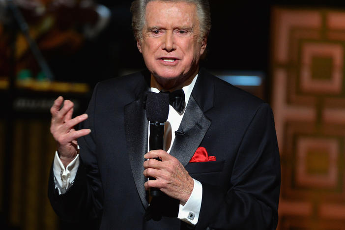 Regis Philbin speaks onstage at Spike TV's <em>Don Rickles: One Night Only</em> on May 6, 2014 in New York City. Philbin was on television for more than half a century.