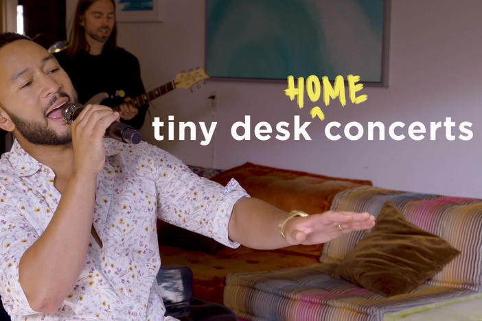 John Legend plays a Tiny Desk (home) concert.