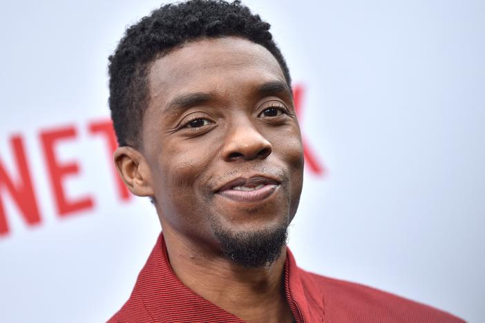 Chadwick Boseman, pictured in June 2019 in Los Angeles, portrayed historical figures with dignity and humanity. In public comments, he gave thanks to those who came before him.