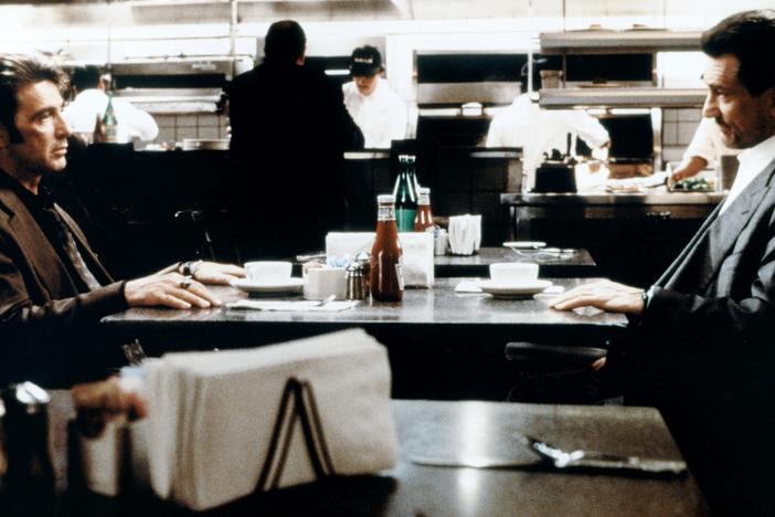 A Lonely Place of Dining: In the 1995 crime thriller <em>Heat</em>, Al Pacino and Robert De Niro famously shared the screen when their characters called a temporary truce.