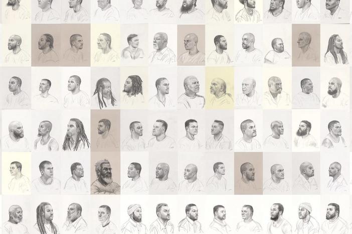 Mark Loughney,<em> Pyrrhic Defeat: A Visual Study of Mass Incarceration</em>, 2014-present. Graphite on paper (series of more than 600 drawings)