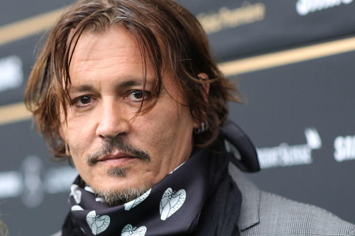 Johnny Depp attends a film premiere in Zurich, Switzerland on Oct. 2.