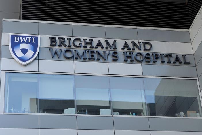 A view of Brigham and Women's Hospital in Boston, Massachusetts on March 7.