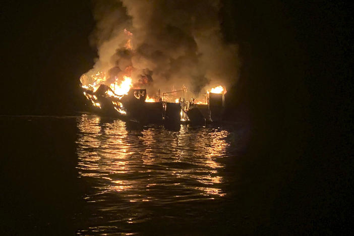 The captain of the dive boat that caught fire last September was charged with 34 counts of seaman's manslaughter after prosecutors found his failure to follow safety rules during the three-day diving trip resulted in the death of 33 passengers and one crew member.