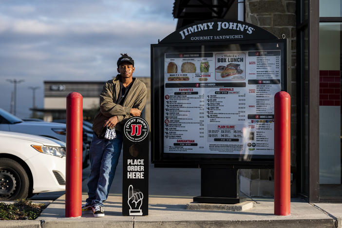 Instead of going to college this fall, Brian Williams got a job at a Jimmy John's near his home in Stafford, Texas. He says paying for college was always going to be hard, but it was even harder to justify the expense during a pandemic.