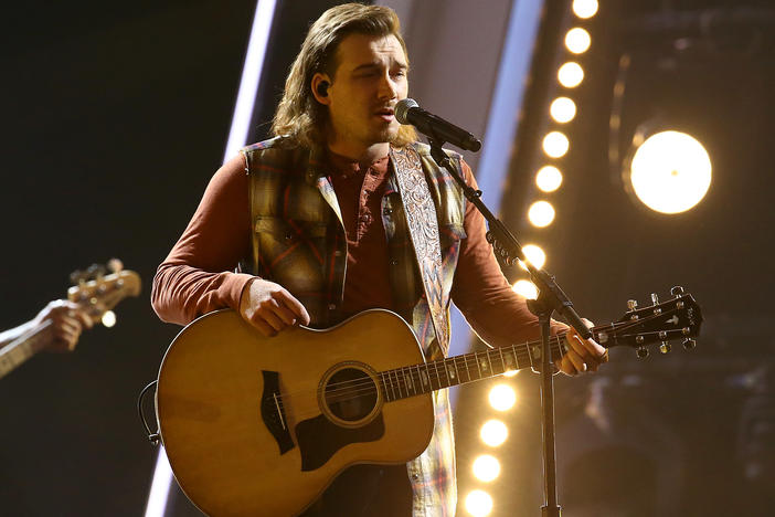 Morgan Wallen performs in November at the CMA Awards, where he won the New Artist of the Year award.