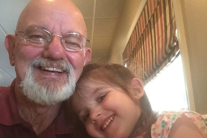 Tom Makosky, of Carbondale, Pa., poses with his granddaughter. Tom died June 3, 2020, from COVID-19 at the age of 66.