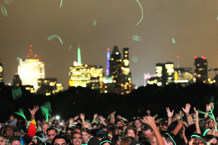 The crowd at a 2011 concert at Central Park's Great Lawn.
