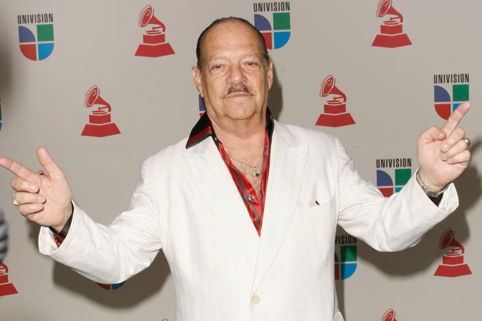 Larry Harlow at the 2008 Latin Grammy awards in Houston, Texas.