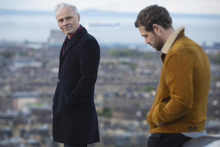 In the PBS Masterpiece series <em>Guilt</em>, Max (Mark Bonnar) and Jake (Jamie Sives) accidentally kill a man and then decide to cover up the crime. The series debuts Sept. 5.