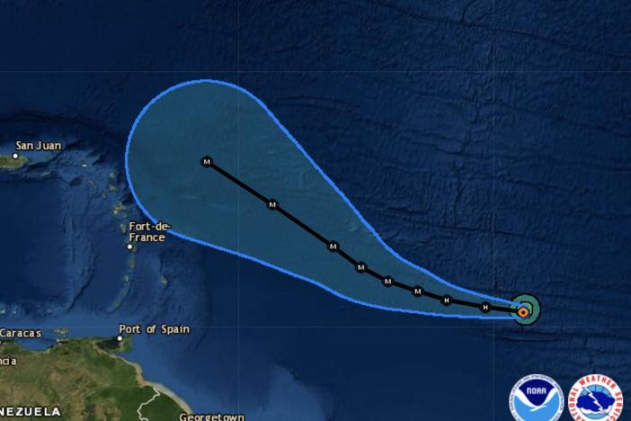 Hurricane Sam has not triggered any storm warnings or watches, but forecasters are keeping a close eye on the storm, with it predicted to reach major hurricane status on Saturday.