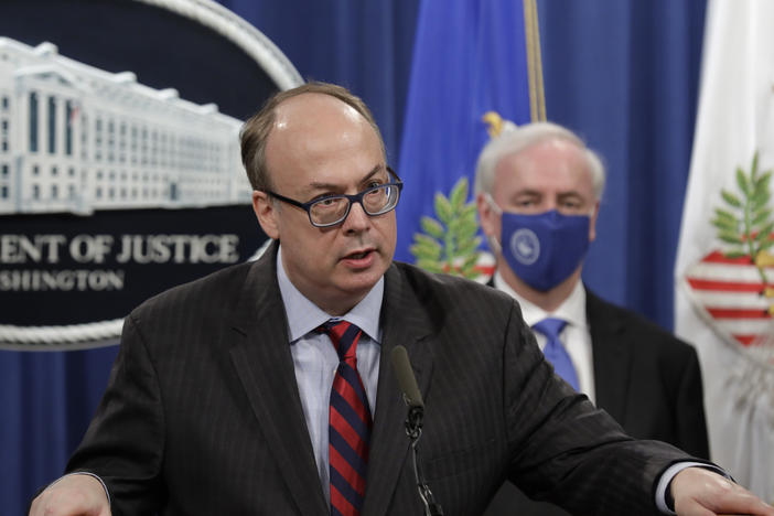 File photo of former Acting Assistant U.S. Attorney General Jeffrey Clark. He appeared for a deposition with the Jan. 6 select Committee on Nov. 5, 2021.