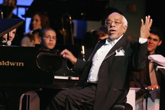 Jazz musician Barry Harris performing at the Henry Fonda Theatre in 2006.