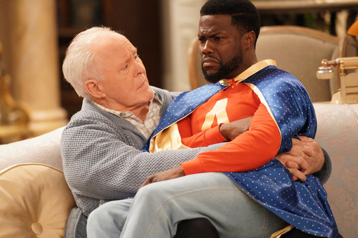 John Lithgow and Kevin Hart appear as Mr. Drummond and Arnold in ABC's 'Live in Front of a Studio Audience: The Facts of Life and Diff'rent Strokes.'
