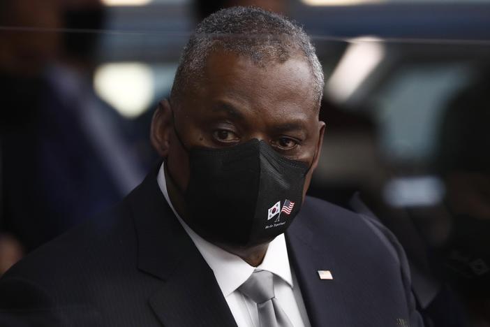 Secretary of Defense Lloyd Austin, pictured in Seoul, South Korea, in early December, has tested positive for COVID-19.