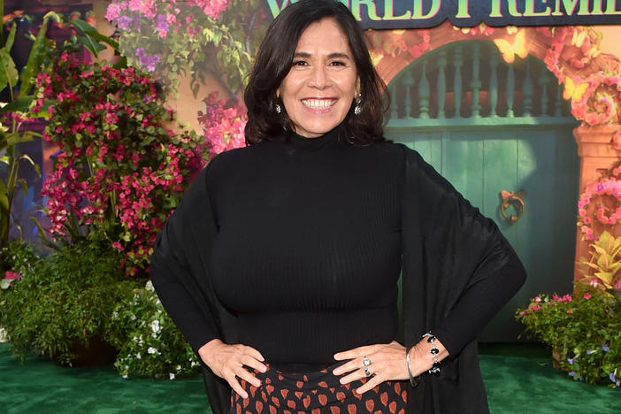 Composer Germaine Franco attends the world premiere of <em data-stringify-type="italic">Encanto</em> at Hollywood's El Capitan Theatre in Hollywood in November 2021.