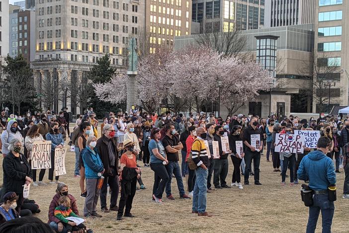 For same Asian Americans, it was the first time in Nashville they saw so many Asian Americans gathered in one place. This was a vigil last March for the victims of the Atlanta spa shooting.