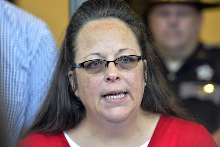 A jury will decide whether former county clerk Kim Davis is responsible for legal fees and other monetary damages after she refused to sign marriage certificates for same-sex couples in 2015.