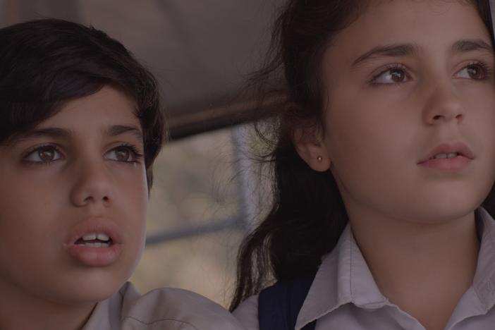 Mohamad Dalli (as Wissam) and Gia Madi (as Joanna) in the film "1982."
