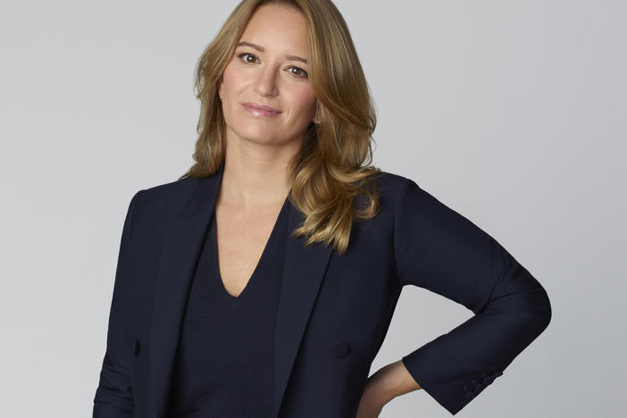 Katy Tur chronicled her experience covering Donald Trump's first presidential campaign on her previous book, <em>Unbelievable.</em>
