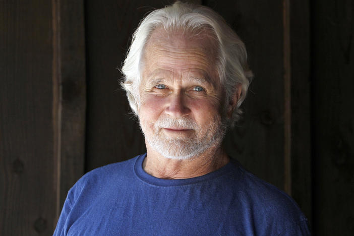 Tony Dow, actor, director and artist, poses at his home and studio in Los Angeles in 2012.