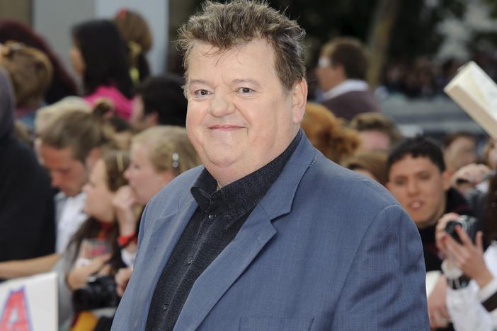 Robbie Coltrane arrives in London for the world premiere of <em>Harry Potter and The Deathly Hallows: Part 2</em> on July 7, 2011. Coltrane, who played Hagrid in the Harry Potter movies, has died at age 72.