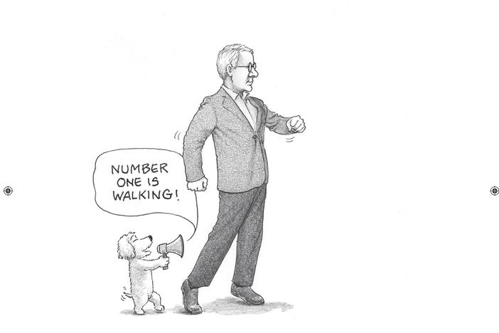An illustration of Martin from <em>Number One is Walking</em>.