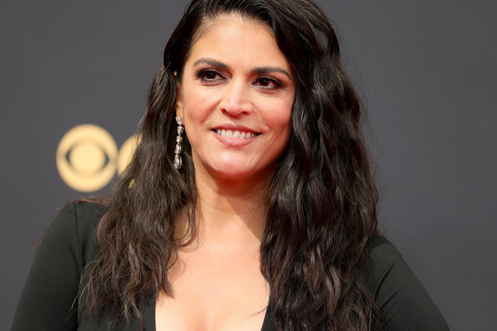 Cecily Strong attends the 73rd Primetime Emmy Awards at L.A. on September 19, 2021 in Los Angeles, California.