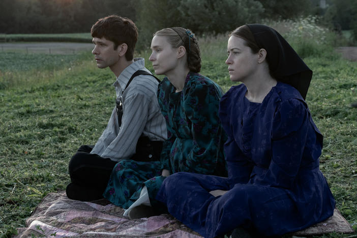 Ben Whishaw, Rooney Mara and Claire Foy star in <em>Women Talking</em>,<em> </em>which tells the story of a religious colony devastated by sexual violence.