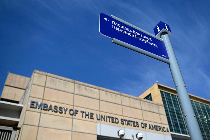 The U.S. Embassy in Moscow.